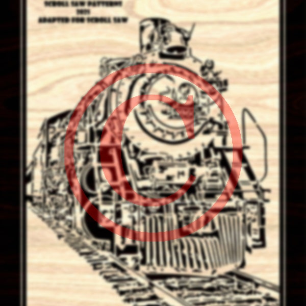 Scroll Saw Train Etsy