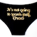 Personalized Lingerie, Personalized Bride Panties It's Not Going to Spank Itself Wedding Lingerie Bridal Underwear Bachelorette Party Gift 