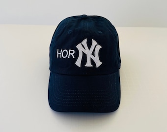 HorNY New York Hat Embroidered Dad Hat Women's Baseball Cap Man Hat Personalized Sorority Cap Custom Hat Initial Cap Unisex Ball Cap