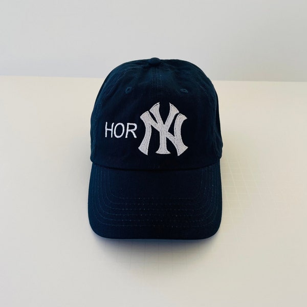 Horny New York Hat Bestickte Dad-Hut-Frauen-Baseballmütze-Mann-Hut personalisierte Sorority Cap Benutzerdefinierte Hut Initial Cap Unisex Ball Cap