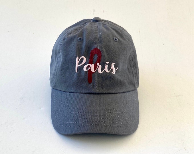 Custom Hat Initial and Name Hat Embroidered Hat Dad Hat Women's Baseball Cap Man Hat Personalized Sorority Embroidered Cap Custom Hat