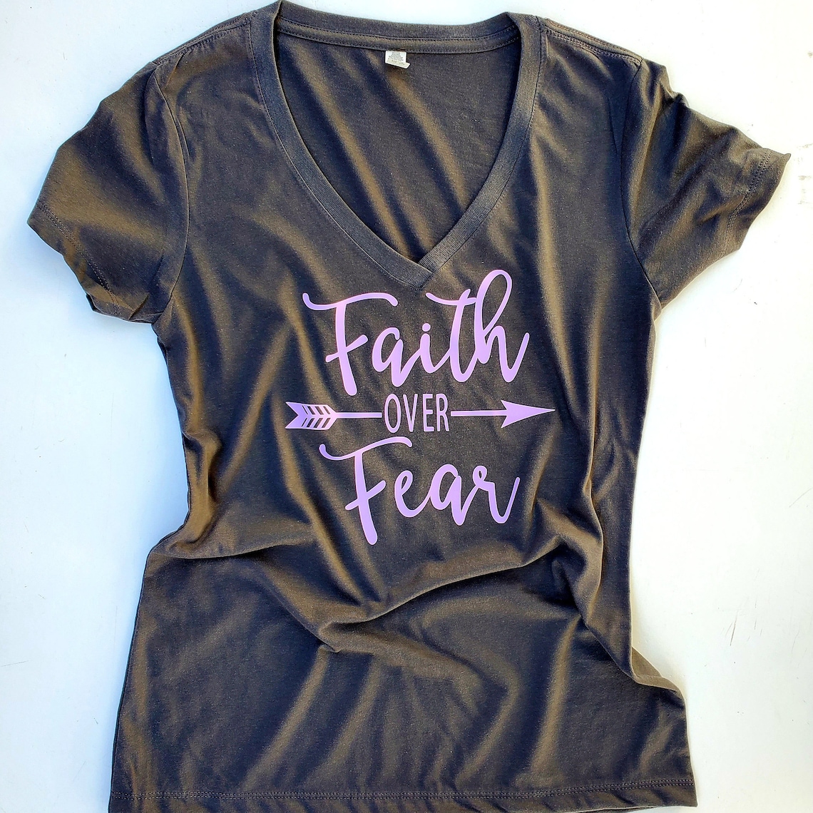 Faith Over Fear Shirt Faith Shirt Jesus Tee Christian Top | Etsy