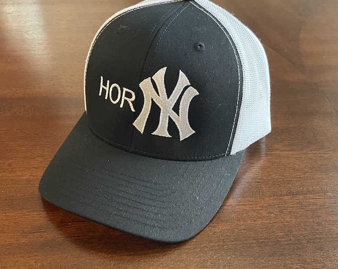 HorNY Trucker Hats New York Trucker Hats NYC Trucker Caps Vintage New York Hats Brooklyn Trucker Headwear NY-Themed Trucker Caps