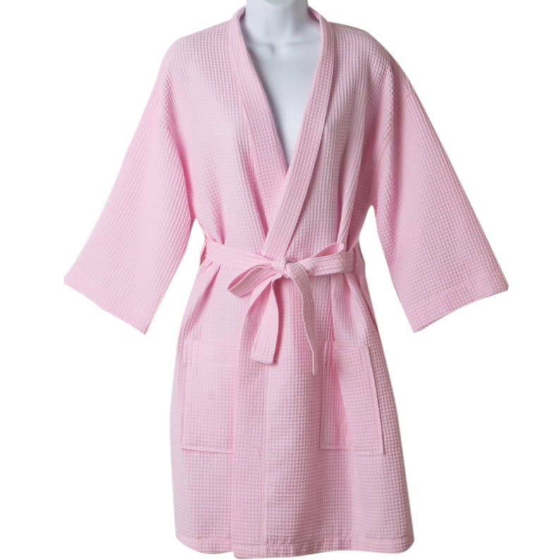 Pink Kimono Waffle Robes for Women Waffle Robes for Etsy