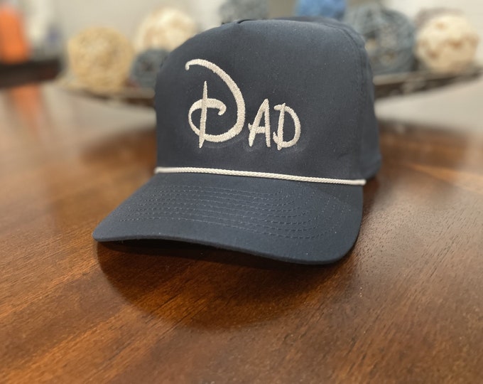 Customized Rope Dad Hats Personalized Cap for Dad Handcrafted Rope Snapback Hat