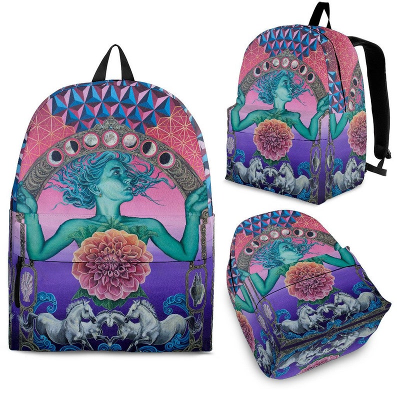 Mindfulness Gift Hemp Backpack Hippie Backpack