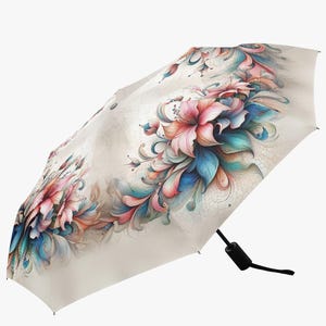 Automatic Folding Umbrella,Umbrellas for Rain,Shade Umbrellas, Gifts Umbrella,Umbrellas With Handles,Travel Umbrella,Hook-and-loop Umbrellas