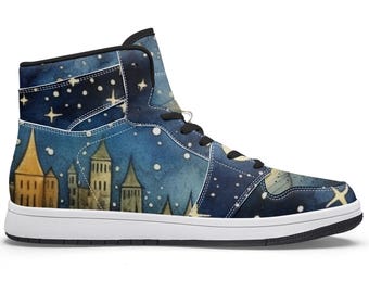 Zapatillas altas unisex de piel, blancas y negras, para hombre, clásicas para el día a día, para mujer, Jordans para mujer.