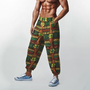 Unisex Lantern Pants,Bohemian Harem Pants,Relaxed Pants with two Pockets,Yoga Baggy Lounge Pants with adjustable length,Boho Pants Plus Size
