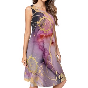 Women&#39;s Casual Dress, Gifts for Girlfriend, Sister,Gifts for Wife,Gifts for Her,Customize Dress,Plus Size Clothes with pockets, knee-length