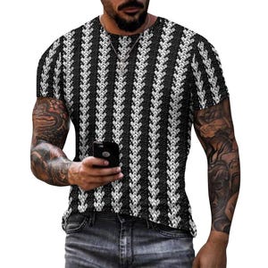 Men&#39;s Cotton T-shirt, Organic Cotton Graphic Tee,Original Print, Alternative Festival Clothing, Perfect Gift Men,modern style trendy fashion