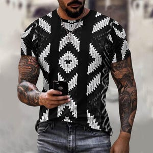 Men&#39;s Cotton T-shirt, Organic Cotton Graphic Tee,Original Print, Alternative Festival Clothing, Perfect Gift Men,modern style trendy fashion