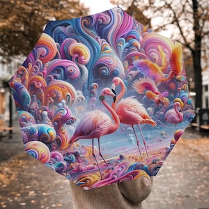 Automatic Folding Umbrella,Umbrellas for Rain,Shade Umbrellas, Gifts Umbrella,Umbrellas With Handles,Travel Umbrella,Hook-and-loop Umbrellas