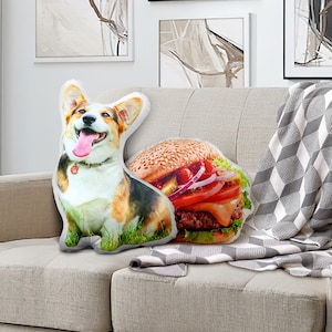 Personalized Photo Custom Shaped Pillow,With Core,White Edge,Humanoid Cushion,Couple Toys,Dolls Stuffed Face,Pillow Doll Custom Picture