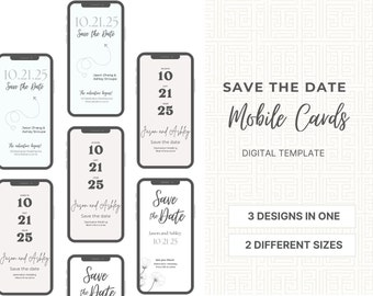 Save the Date card, Destination Wedding Save the Date, Mobile Invitation, Destination Wedding Planner, Mobile Card, Wedding Invitation