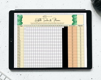 Automated Digital Quran Tracker, Quran Planner, Recitation & Memorization Tracker, Quran planner by juz, Recitation Tracker, Hifdh Planner