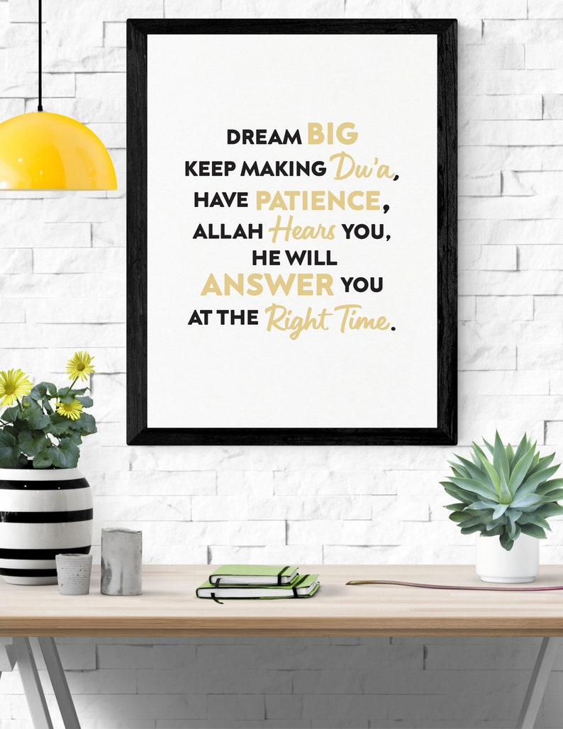 Printable Wall Art Dream Big Instant Download Inspirational Etsy