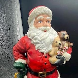 12 inch chalkware Santa figurine
