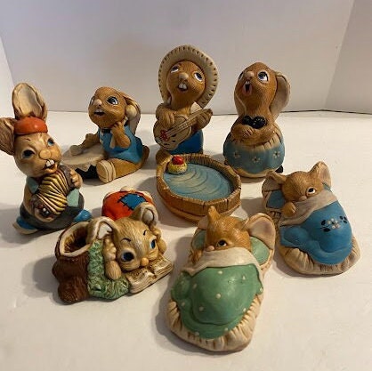 ☆ PENDELFINペンデルフィン/イギリス製/兎の置物9個セット‼️☆希少品‼️ Pendelfin rabbits - Etsy 日本