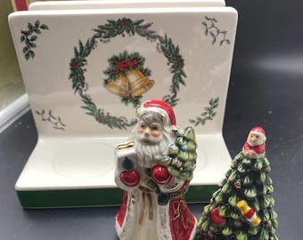 Spode Christmas Napkin Holder or Candy Cane Tray - Etsy