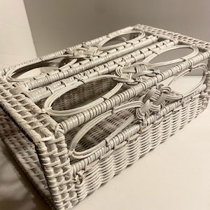 Wicker Tissue Box Cover