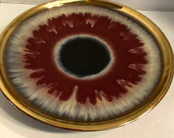 Plato cargador vintage Dumler and Breiden Fat Lava de alto brillo