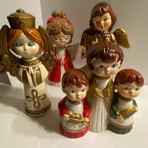 Vintage Chalkware Angels ~ Made in Japan ~ Sold Individually