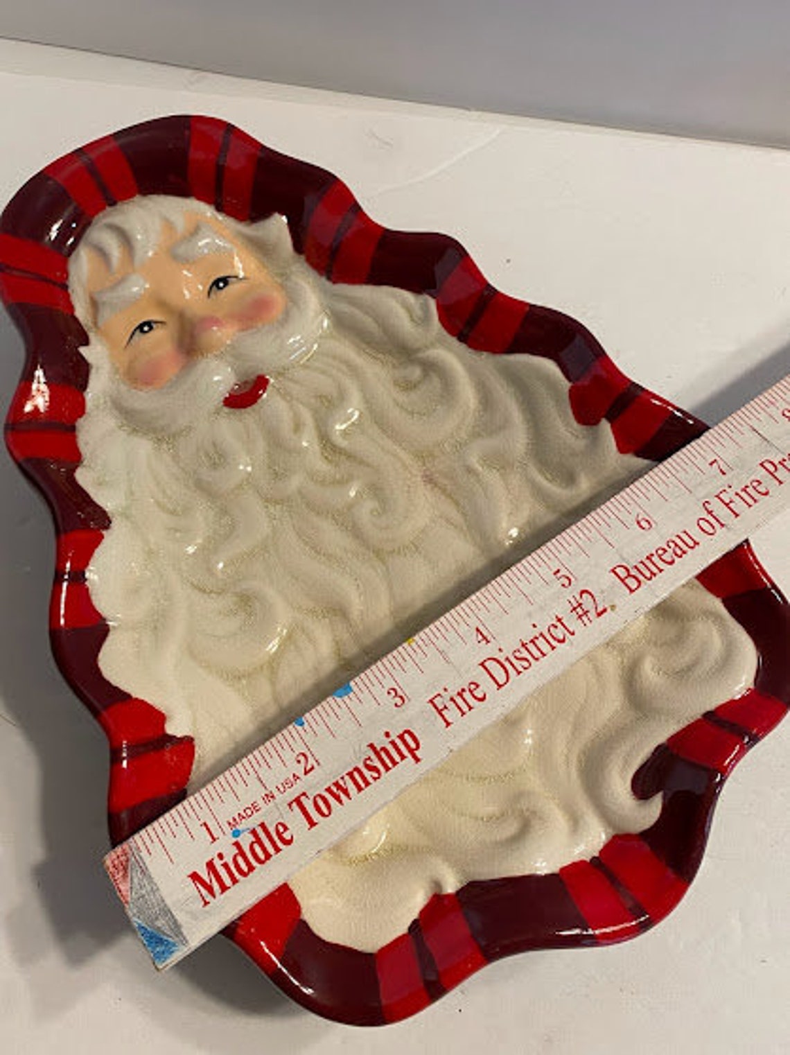 Vintage Santa Platter