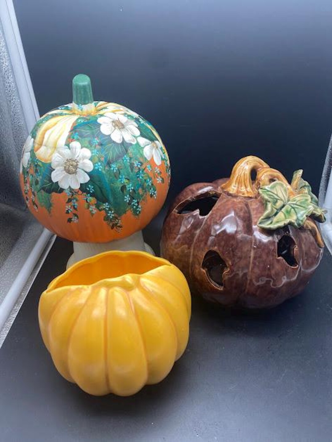 陶器のハロウィン秋飾り - Etsy 日本