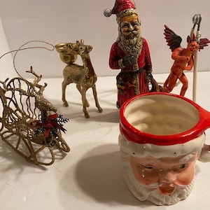 Assorted Vintage Christmas Ornaments ~ Decor ~ Vintage ornaments ~ Krampus ~ Price is for One