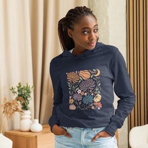 Hooded long-sleeve tee Women’s Fall long sleeve T-shirt. Fall long sleeve T-shirt. Fall flower t shirt. Cute long sleeve t shirt
