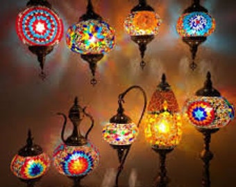 colorful desk lamp