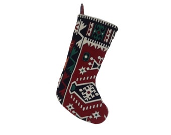 Turkish kilim stockings handmade kilim stockings Christmas kilim stockings