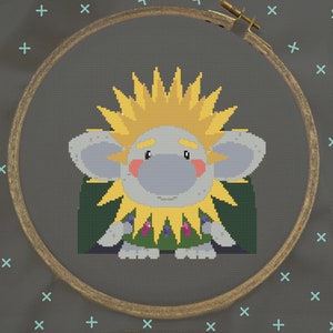 Troll Cross Stitch, Troll Stitch, Frozen Cross Stitch, Frozen Stitch, Modern Cross Stitch Pattern, PDF Instant Download