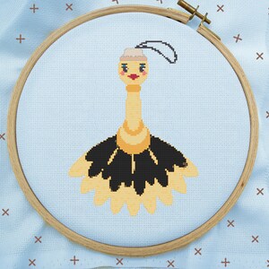 Fifi Cross Stitch, Fifi Stitch, Beauty and the Beast Cross Stitch, Modern Cross Stitch Pattern, PDF Instant Download