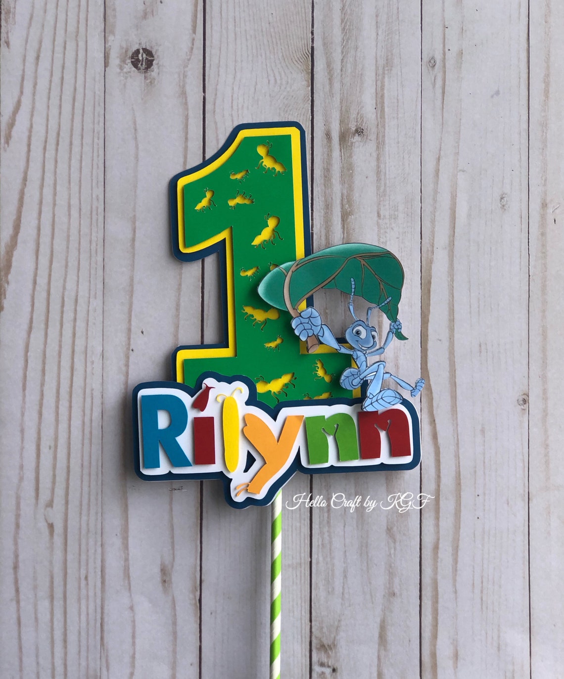 Disney's Bug's Life Cake Topper Etsy