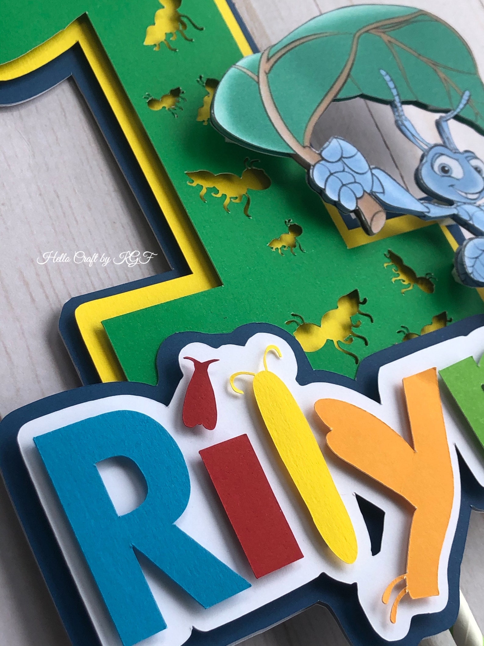 Disney's Bug's Life Cake Topper Etsy