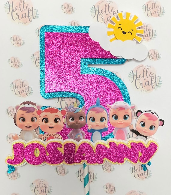 Cry Babies Bebes Llorones Cake Topper Etsy Cry Babies Bebes Llorones Cake Topper Etsy