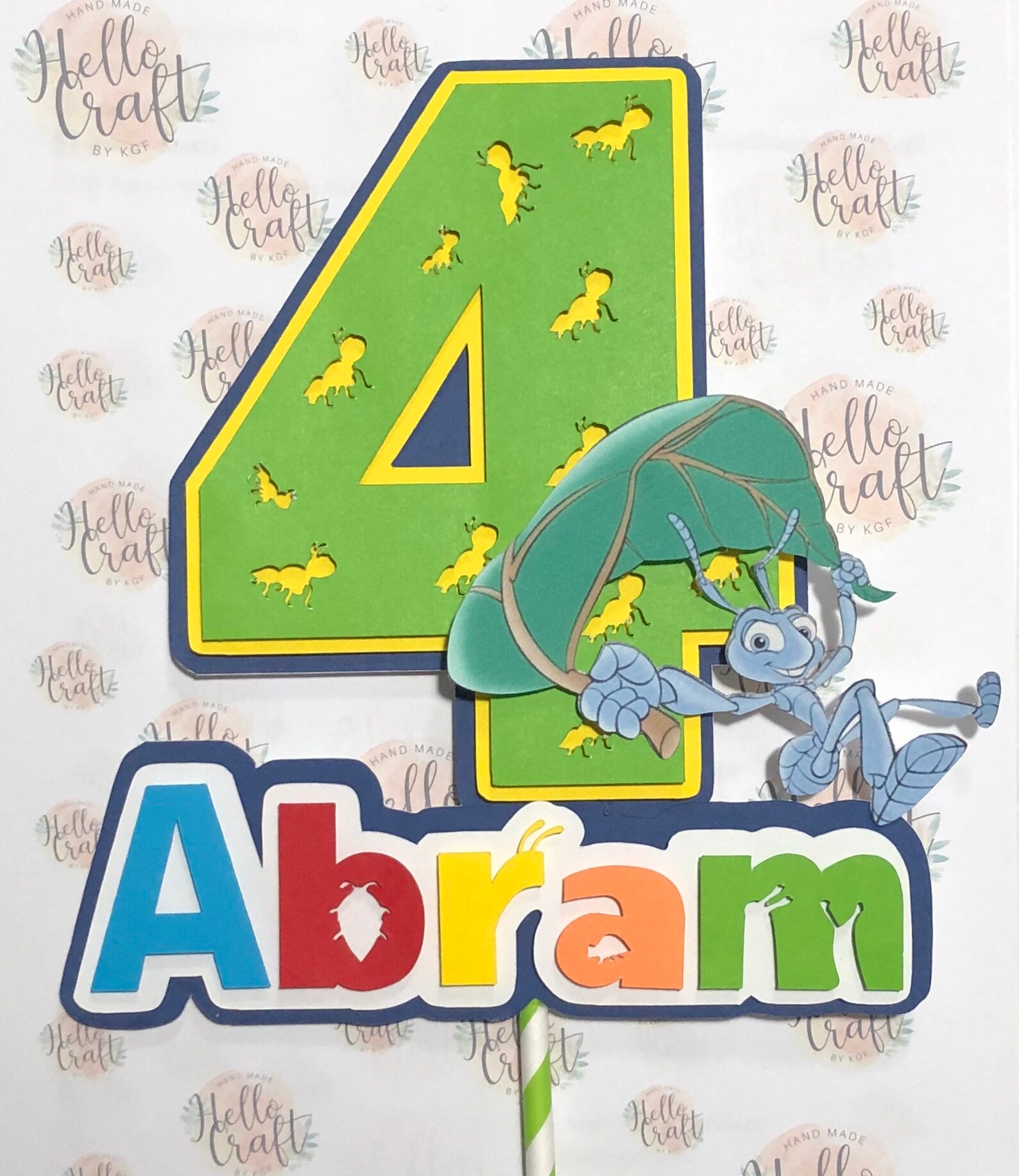 Disney's Bug's Life Cake Topper Etsy