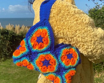 Crochet Retro Shoulder Bag