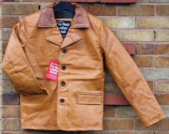 Vintage Wax Real Leather jacket Mens, Streetwear Gaming Costume Distressed Tan Real Leather Coat / XS-5X Customisation Vintage Wax Real Leather jacket Mens, Streetwear Gaming Costume Distressed Tan Real Leather Coat / XS-5X Customisation