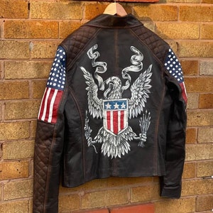 american weekend leather jacket