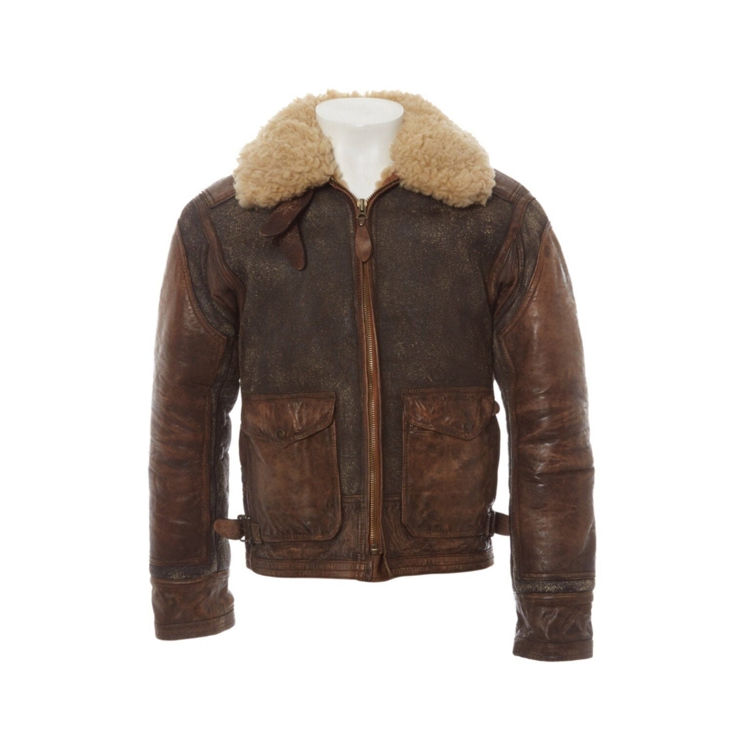 Vintage Wax Distressed Look Brown 