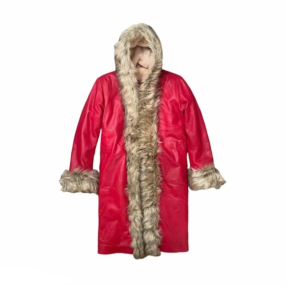 Santa Claus Long Faux Shearling Coat Mens Christmas - Etsy