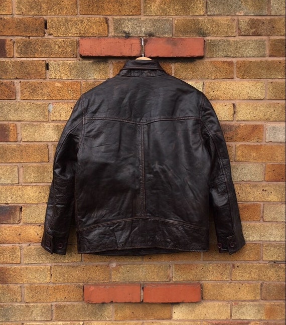 Leather Jacket Mens Vintage 