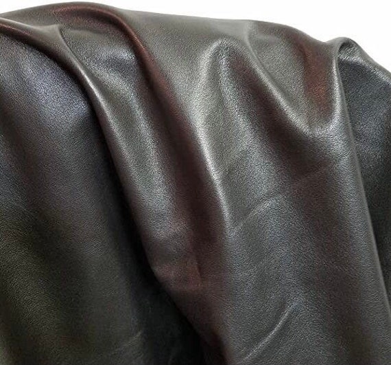 Thick Quality Genuine Cowhide Leather Black Brown Tan / Full Etsy