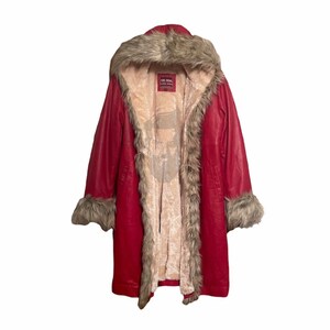 Santa Claus Long Faux Shearling Coat Mens Christmas - Etsy UK