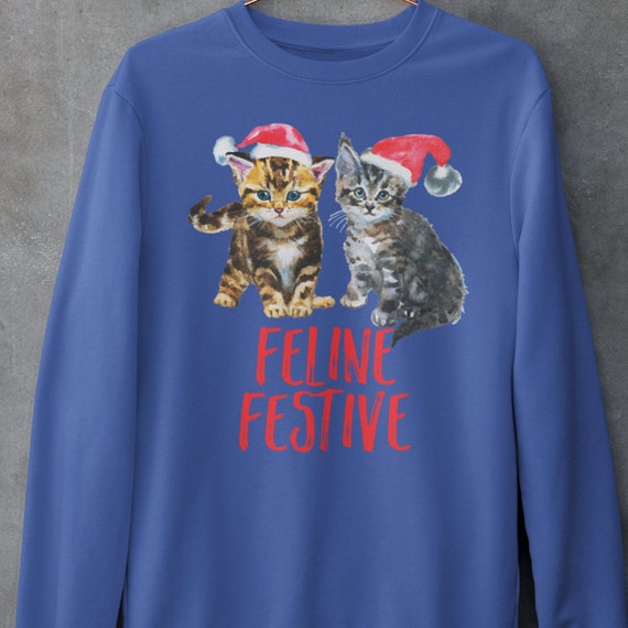 SUÉTER DE NAVIDAD PARA GATOS / Suéteres navideños Sudadera - Etsy España