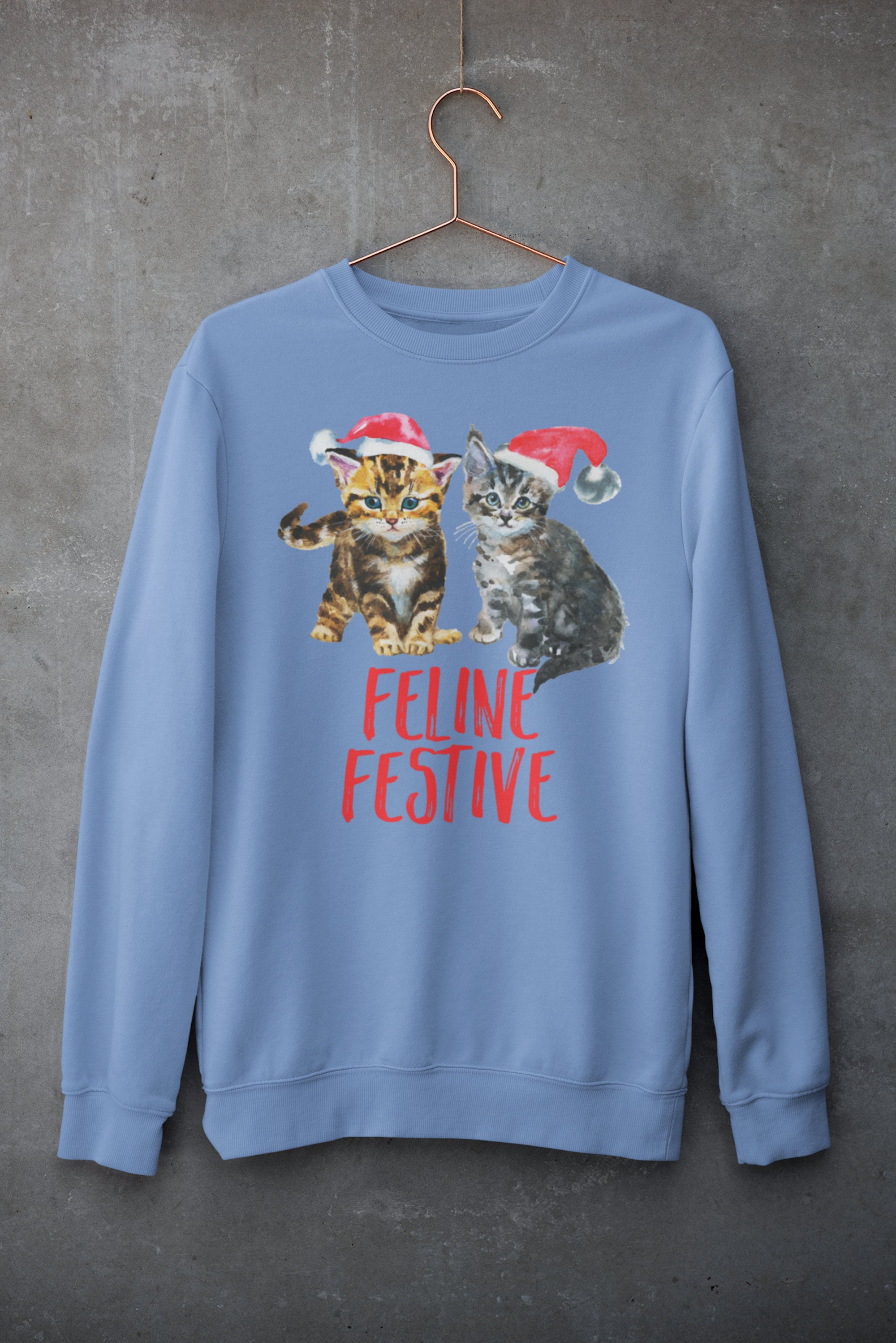 CHRISTMAS CAT SWEATER Holiday Sweaters 
