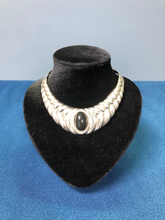 Mexican Sterling Silver Collar Necklace